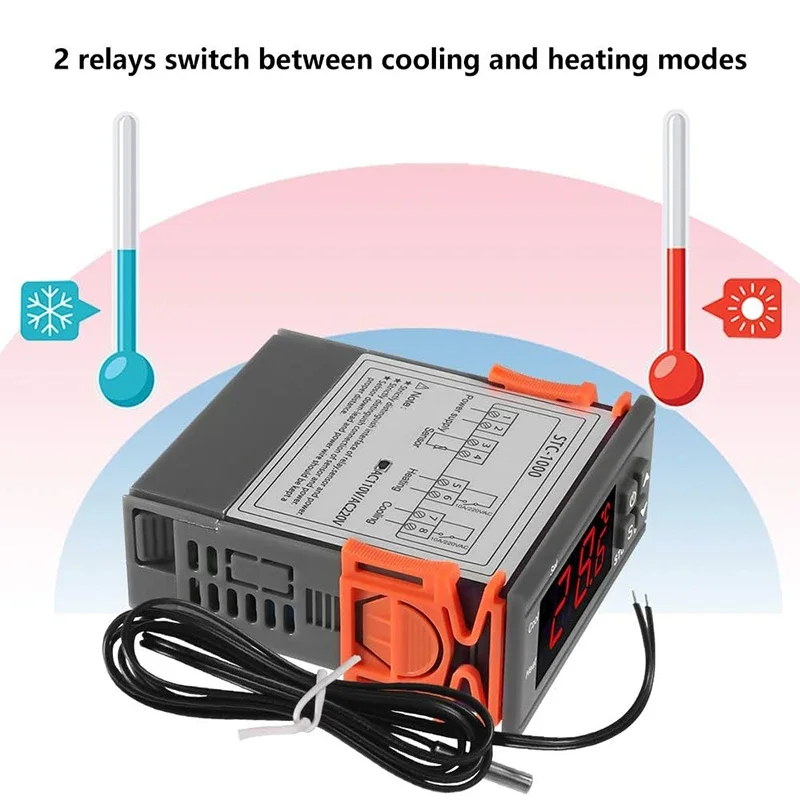 Lab Incubator - STC-1000 Pengontrol Suhu Cerdas LED Termostat