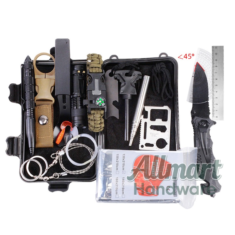 First Aid Kit - Kotak alat bertahan hidup EDC portabel