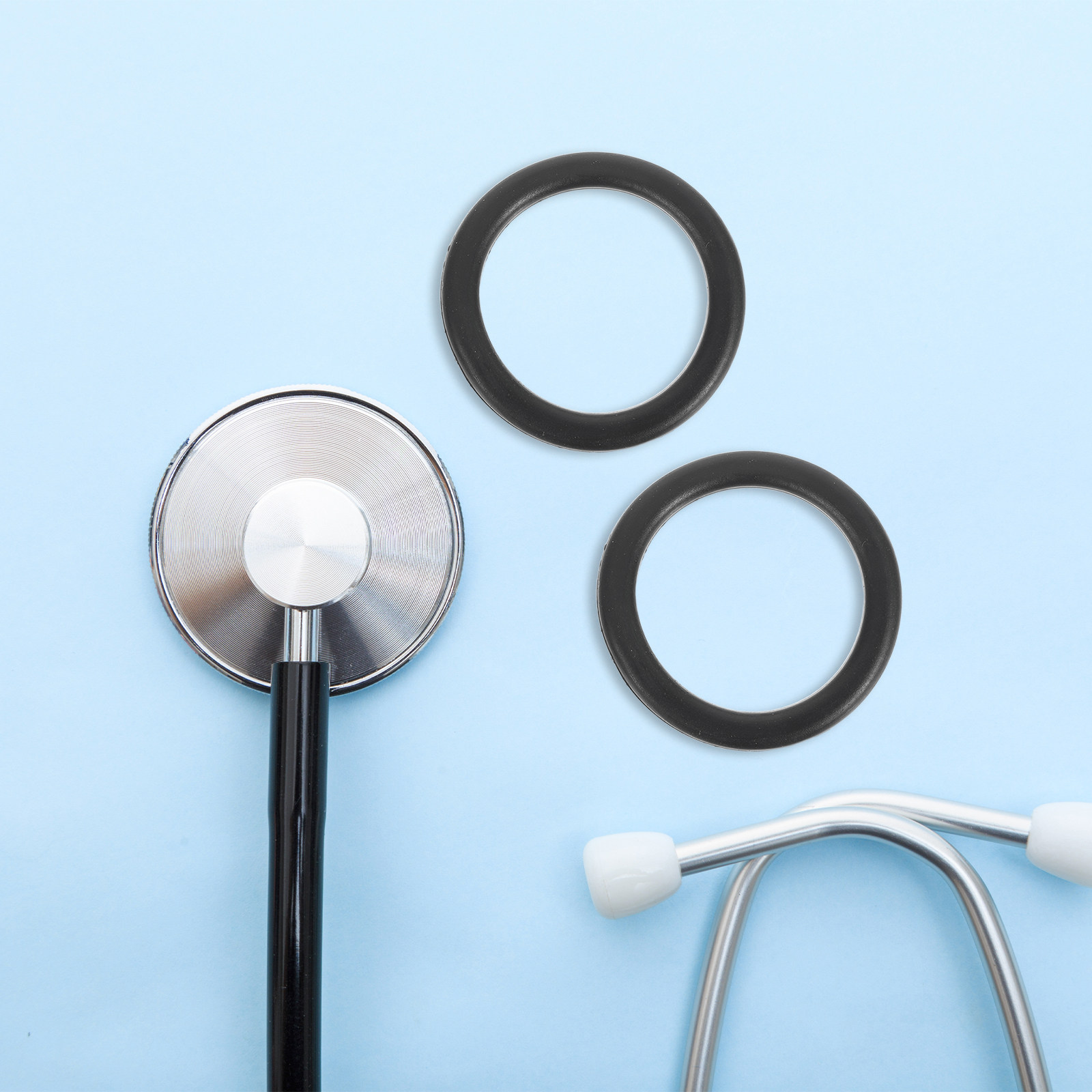 Stethoscope - 10 buah Diafragma Stetoskop, Cincin Penahan