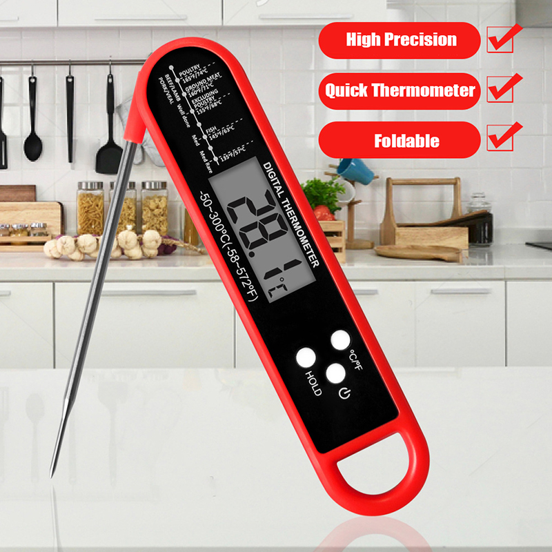 Thermometer Digital - Termometer Daging Lipat Digital, Termometer Dapur