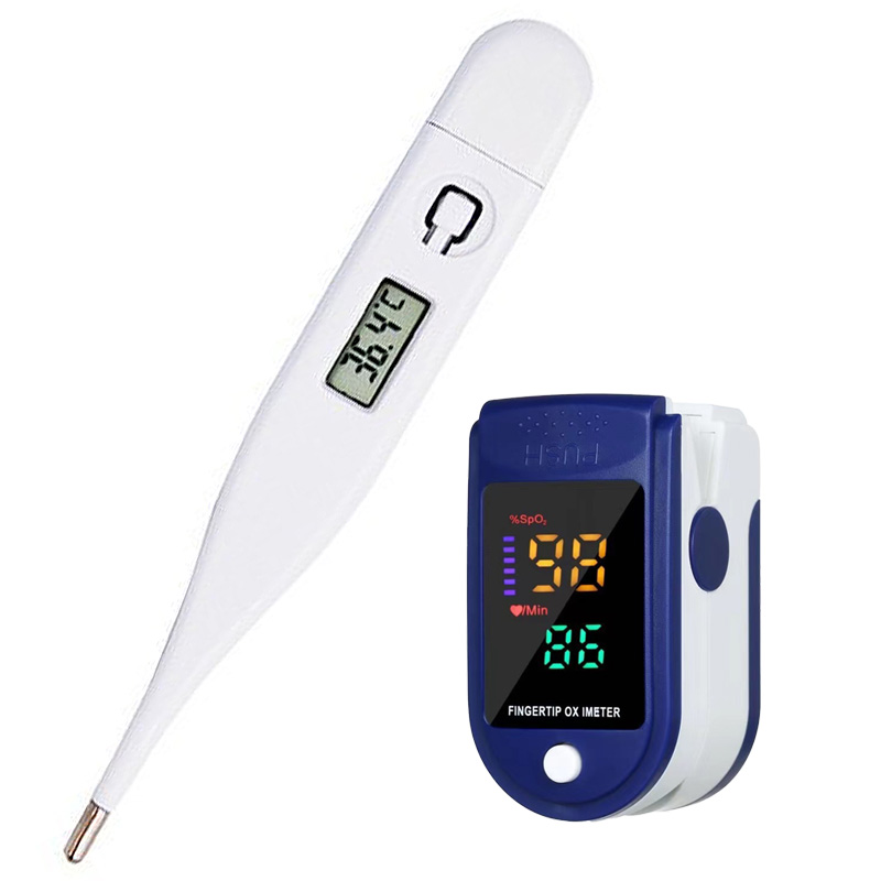Pulse Oximeter - Termometer Digital bayi dewasa, alat pengukur