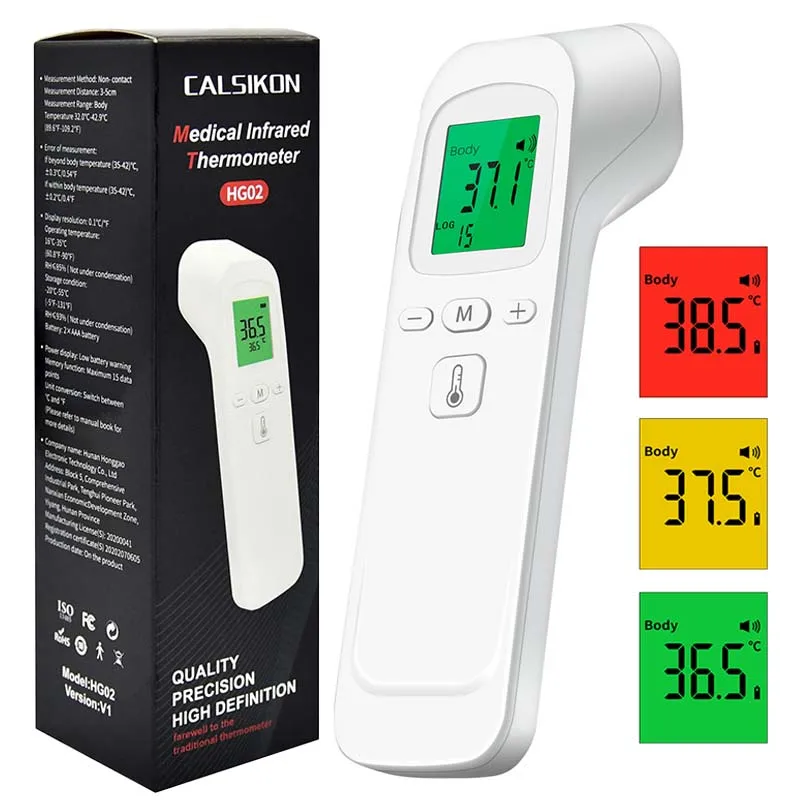 Pulse Oximeter - Termometer Infrared Digital medis, pengukur suhu