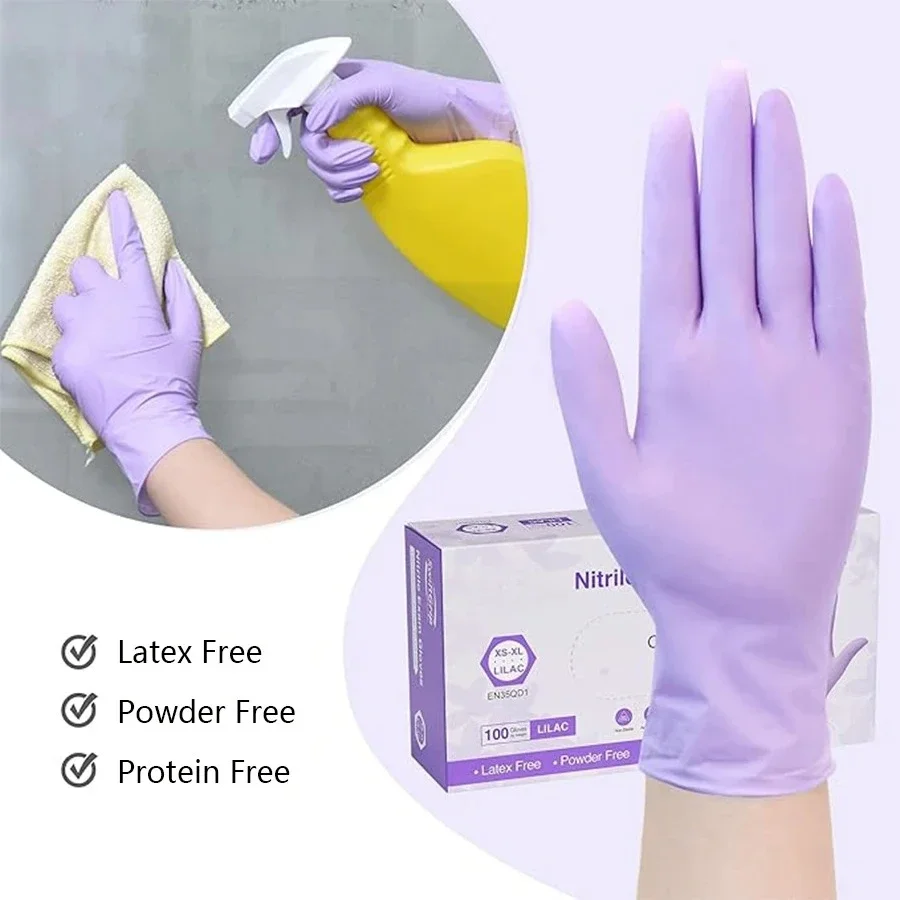 10-100 Buah Sarung Tangan Nitr - Medical Gloves ulasan dan harga
