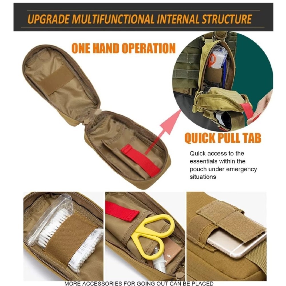 Kotak P3K Portabel untuk Paha, - First Aid Kit ulasan dan harga