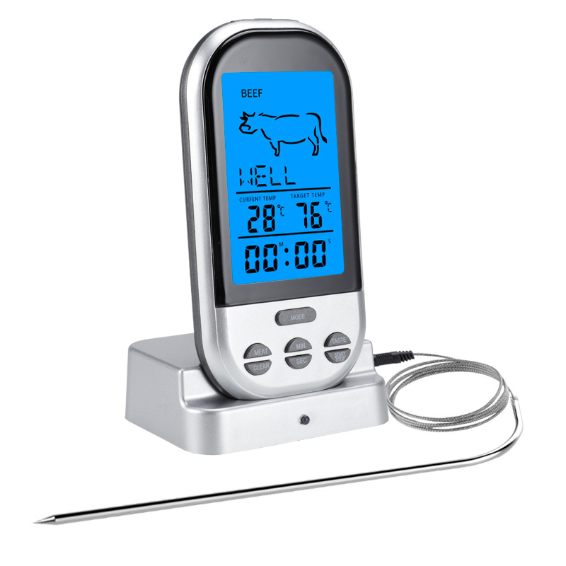Termometer BBQ Nirkabel dengan - Thermometer Digital ulasan dan harga
