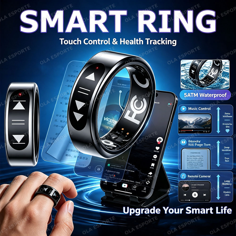 Cincin Pintar Kontrol Sentuh B - Blood Pressure Monitor ulasan dan harga