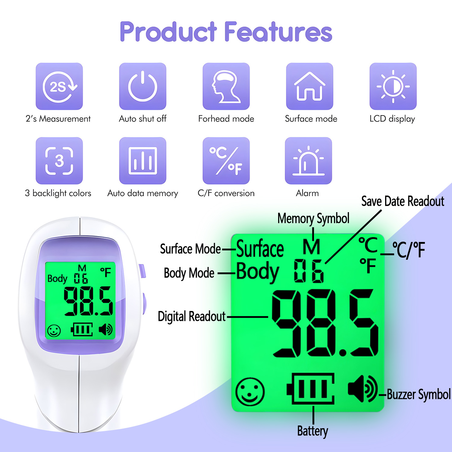 Termometer Tubuh Medis Alat Uk - Pulse Oximeter ulasan dan harga