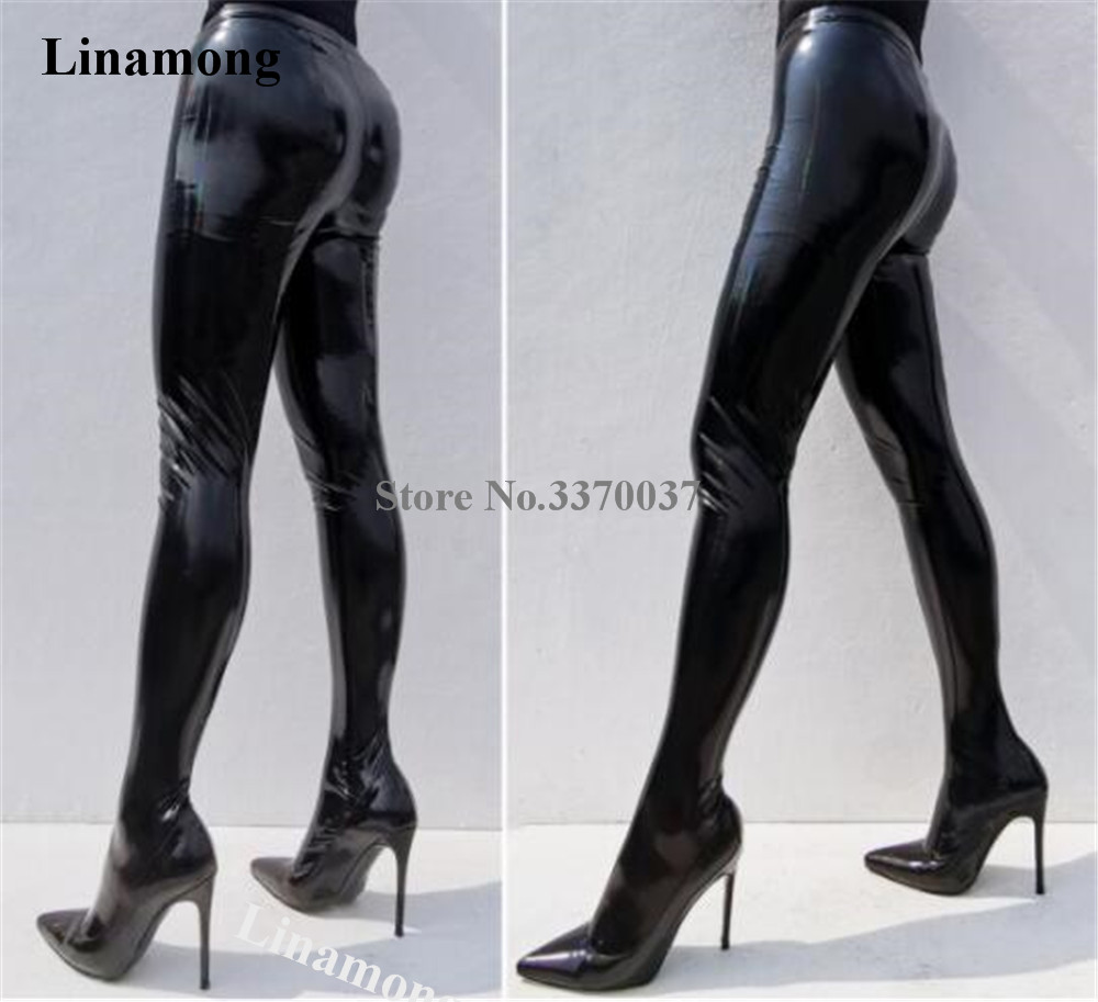 Linamong Sepatu Bot Tinggi Pin - Bandage ulasan dan harga