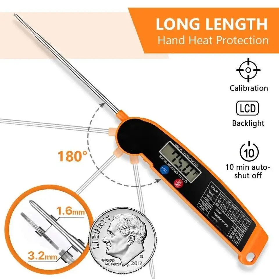 Termometer Daging Digital Taha - Thermometer Digital ulasan dan harga