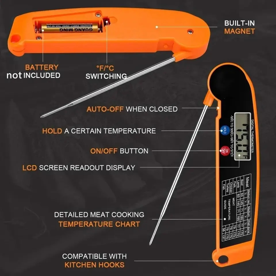 Termometer Daging Digital Taha - Thermometer Digital ulasan dan harga